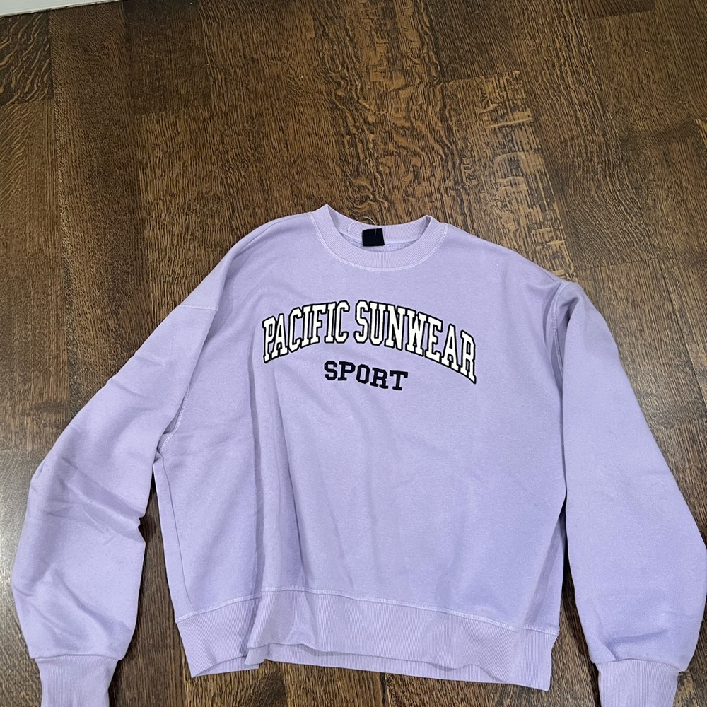 Pacific Sunwear Lavender Crewneck